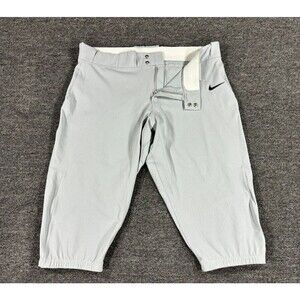 Nike Team 3/4 Softball Practice Pant Gray CD8185-052 Womens Extra Large XL